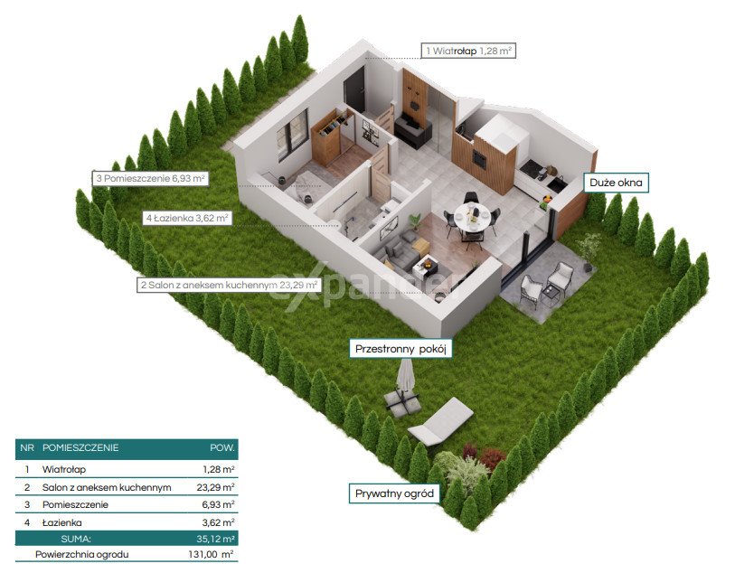 Apartament z ogrodem nad morzem, klimatyzacja, 120 m² ogrodu Jastrzębia Góra, Borowikowa  35m2 Foto 1