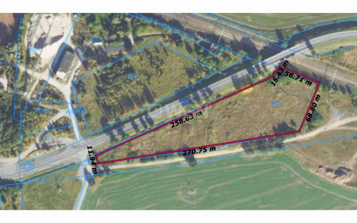 Działka komercyjna 15 213 m² przy DK94, A4, Okmiany Okmiany, Centrum  15 213m2 Foto 1