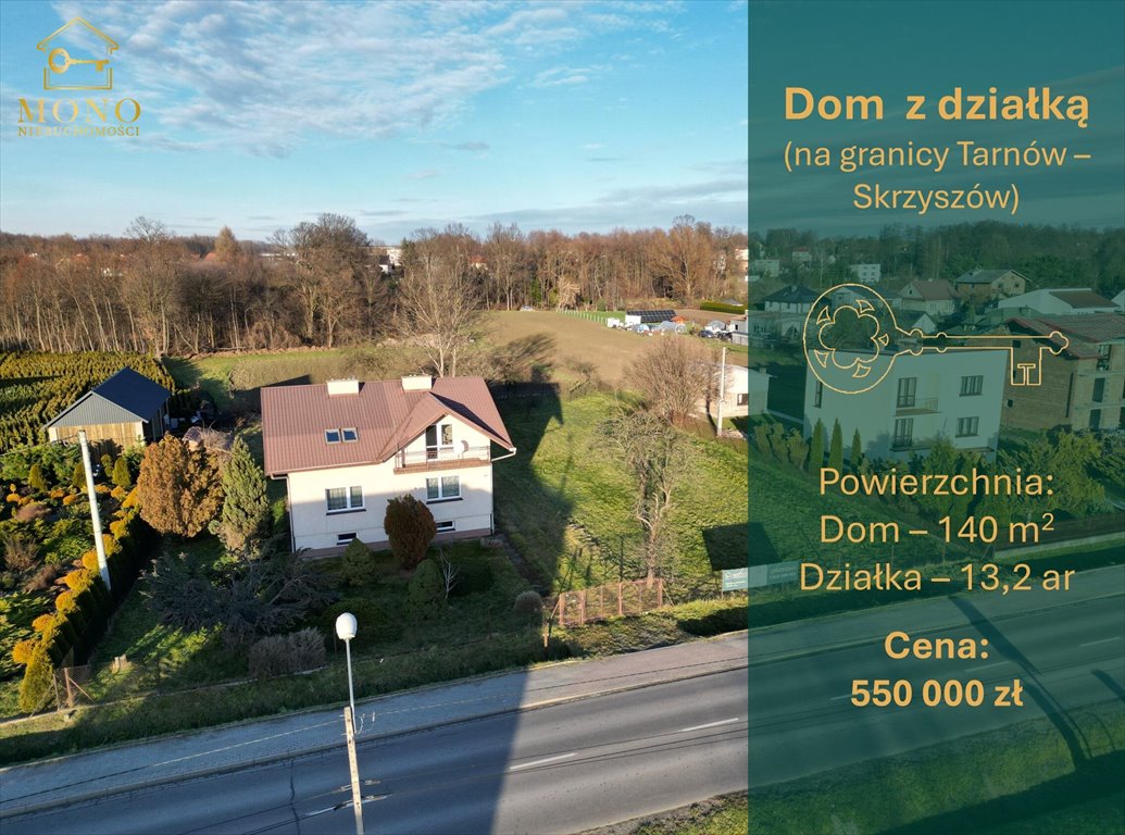 Dom z potencjałem, 140 m², przy głównej drodze! Skrzyszów  140m2 Foto 1