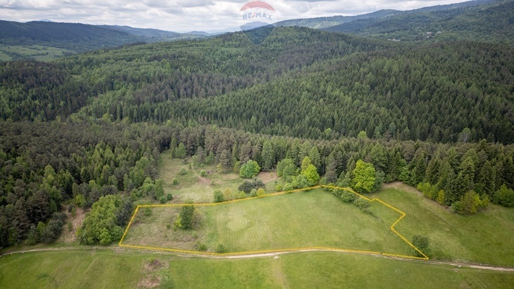 Działka z widokiem na Babią Górę – prywatność i natura Krzeszów  10 146m2 Foto 1