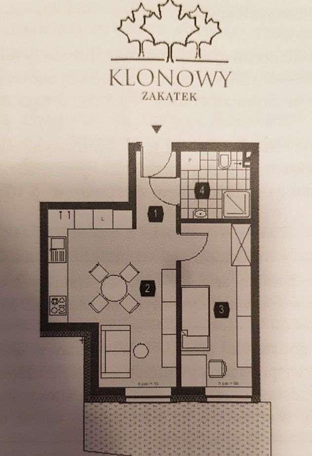 Mieszkanie dwupokojowe na sprzedaż Kamieniec Wrocławski, klonowy zakątek, Klonowa  36m2 Foto 9