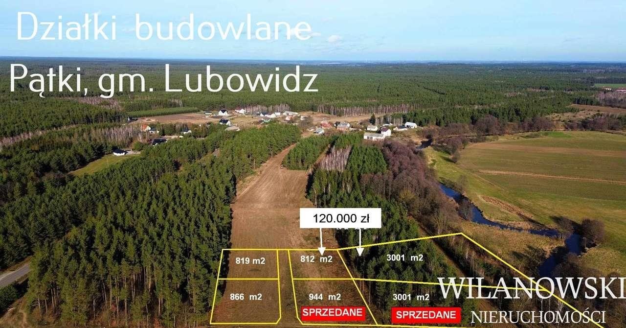 Działka budowlana na sprzedaż Pątki  3 813m2 Foto 1