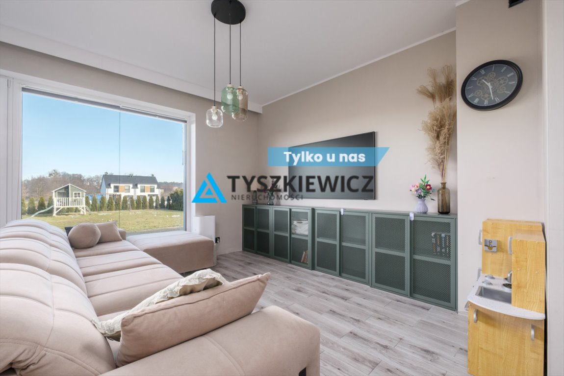 Przestronny dom bliźniak z dużym ogrodem i ekonomicznym ogrzewaniem Kębłowo, Lawendowa  130m2 Foto 1
