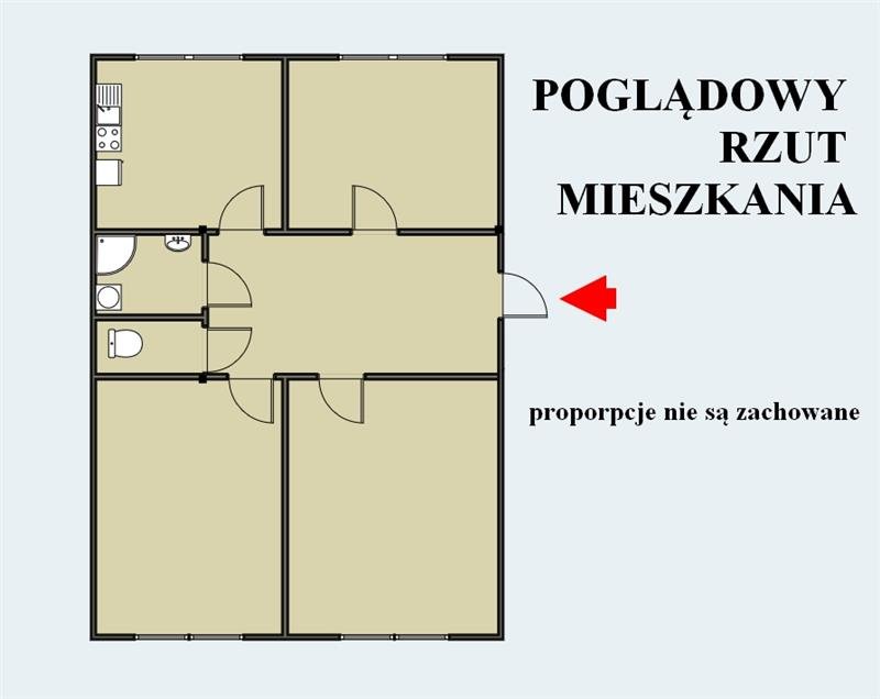 Mieszkanie trzypokojowe na sprzedaż Koszalin, Szymanowskiego  67m2 Foto 2