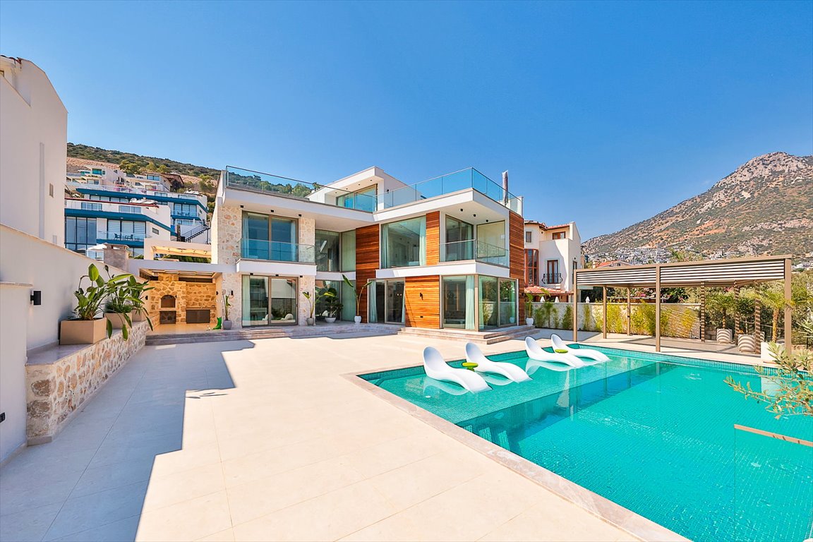 Luksusowa willa z panoramicznym widokiem na morze Turcja, Kalkan, Kalkan, Kaş, Antalya  600m2 Foto 1