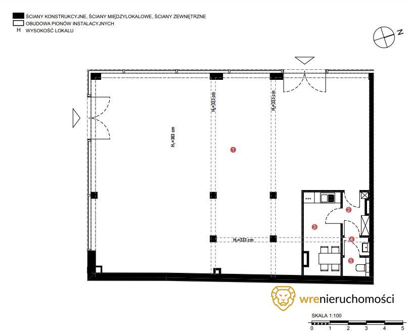 Lokal użytkowy na wynajem Wrocław, Śródmieście, Księcia Witolda  167m2 Foto 1