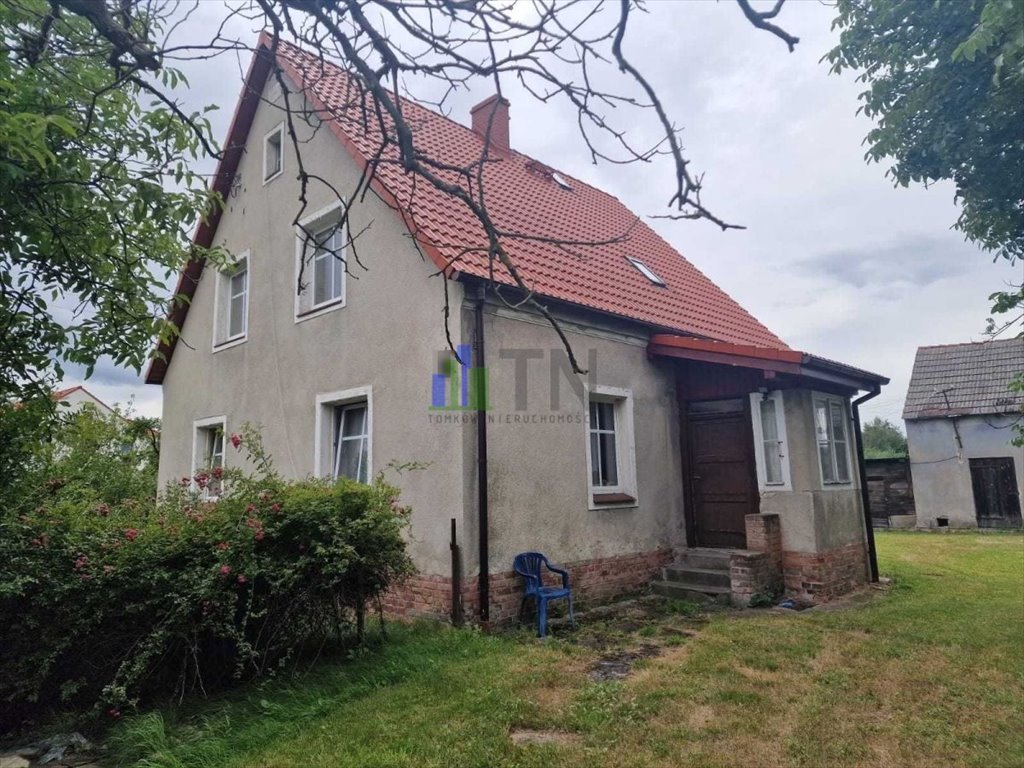 Dom wolnostojący 140 m2 z ogrodem i budynkami gospodarczymi Kamieniec Wrocławski  140m2 Foto 1