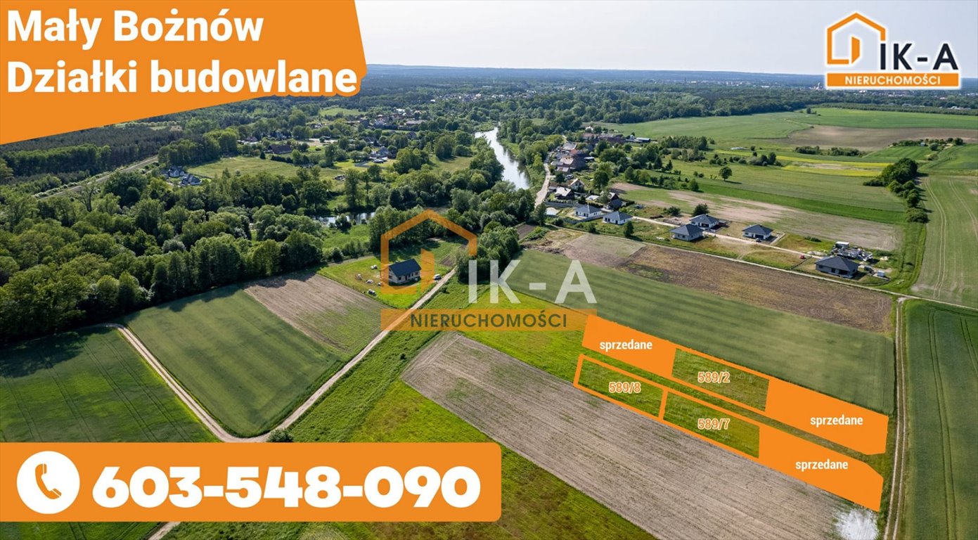 Działka budowlana na sprzedaż Bożnów, Bożnów  819m2 Foto 4