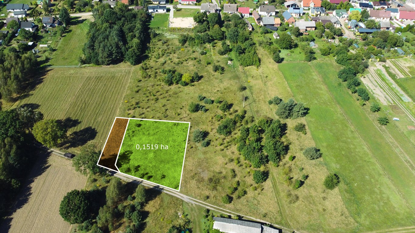 Działka budowlana na sprzedaż Warszkówko  1 519m2 Foto 1