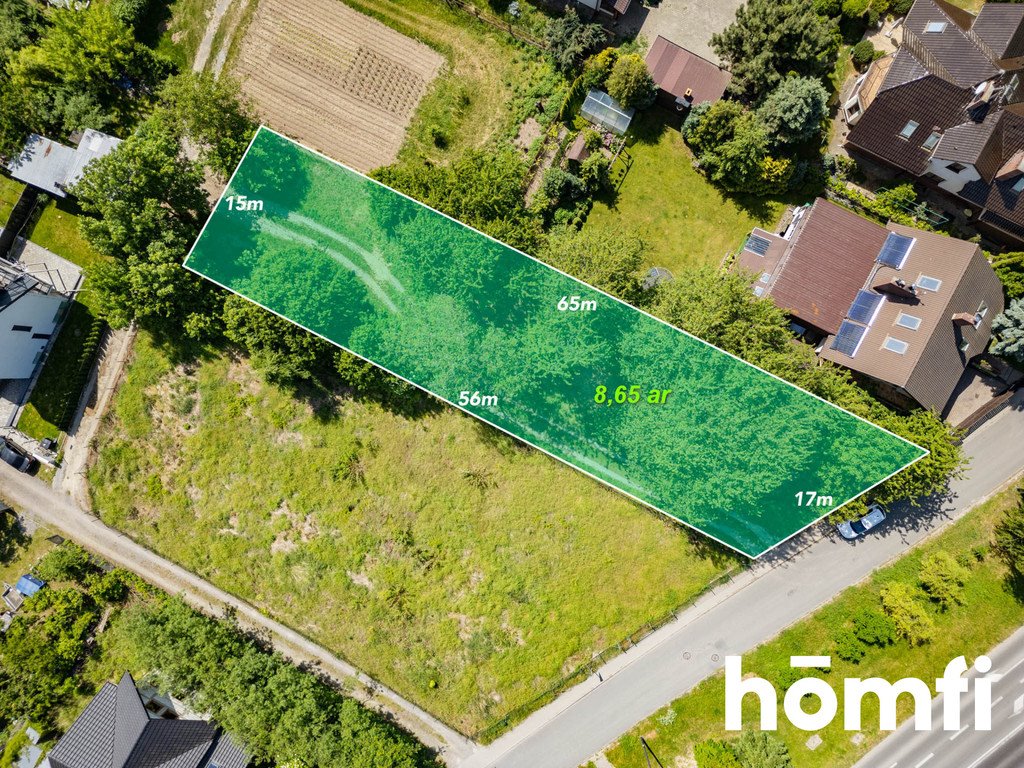 Działka pod dom jednorodzinny, pierwsza linia, WZ Lublin, Sławin, Willowa  865m2 Foto 1