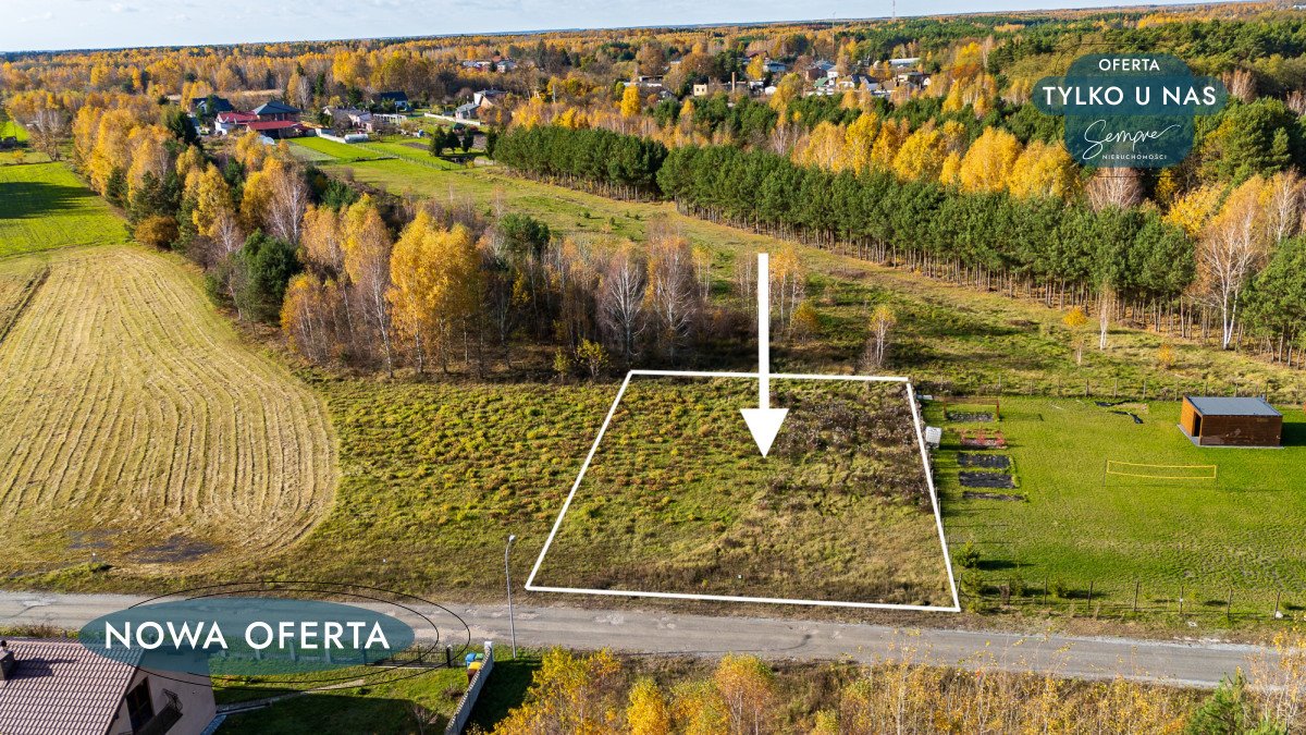 Działka budowlana na sprzedaż Mauryców, Brzozowa  1 056m2 Foto 1