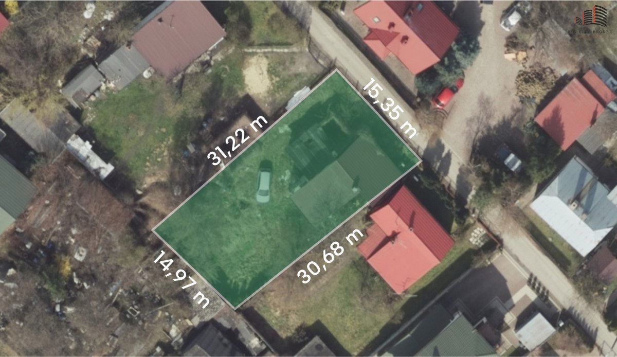 Dwie ogrodzone działki 466 m2 pod zabudowę jednorodzinną Lublin, Bronowice, Firlejowska  466m2 Foto 1