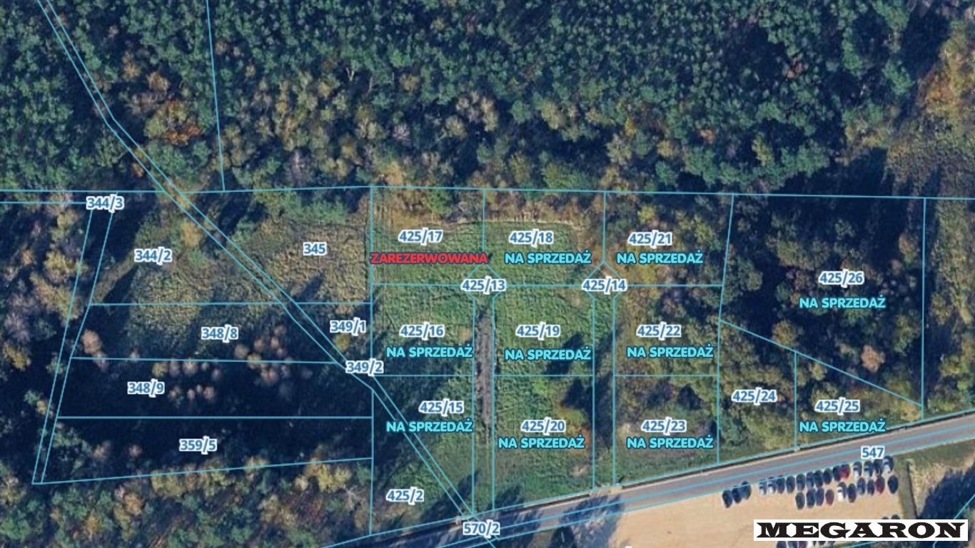 Działki budowlane przy lesie w Koloni Borek, 945 m² Kolonia Borek  945m2 Foto 1