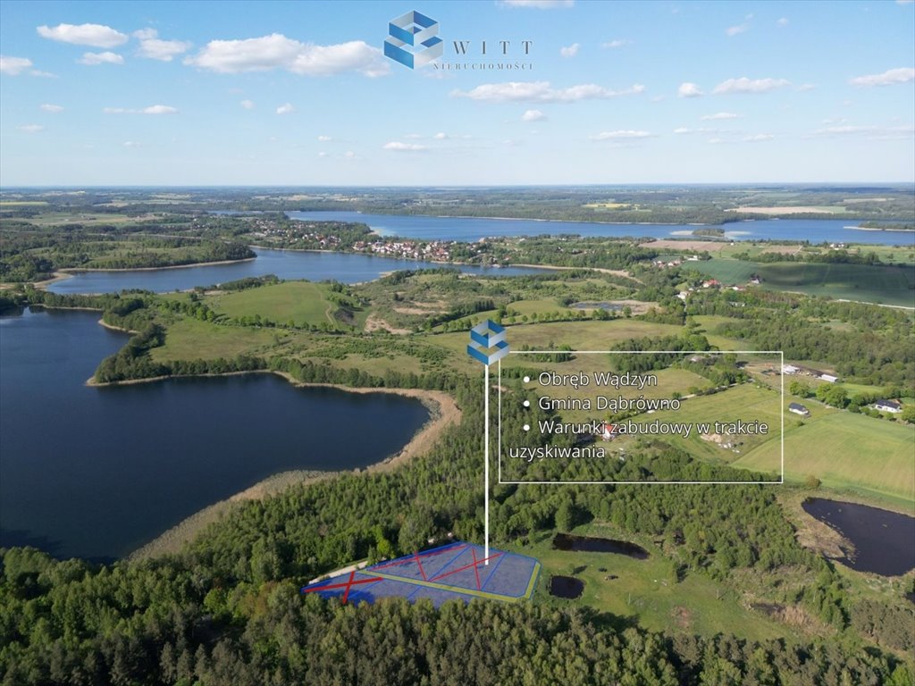 Działki nad jeziorem w Wądzynie z potencjałem inwestycyjnym Wądzyn  1 022m2 Foto 1