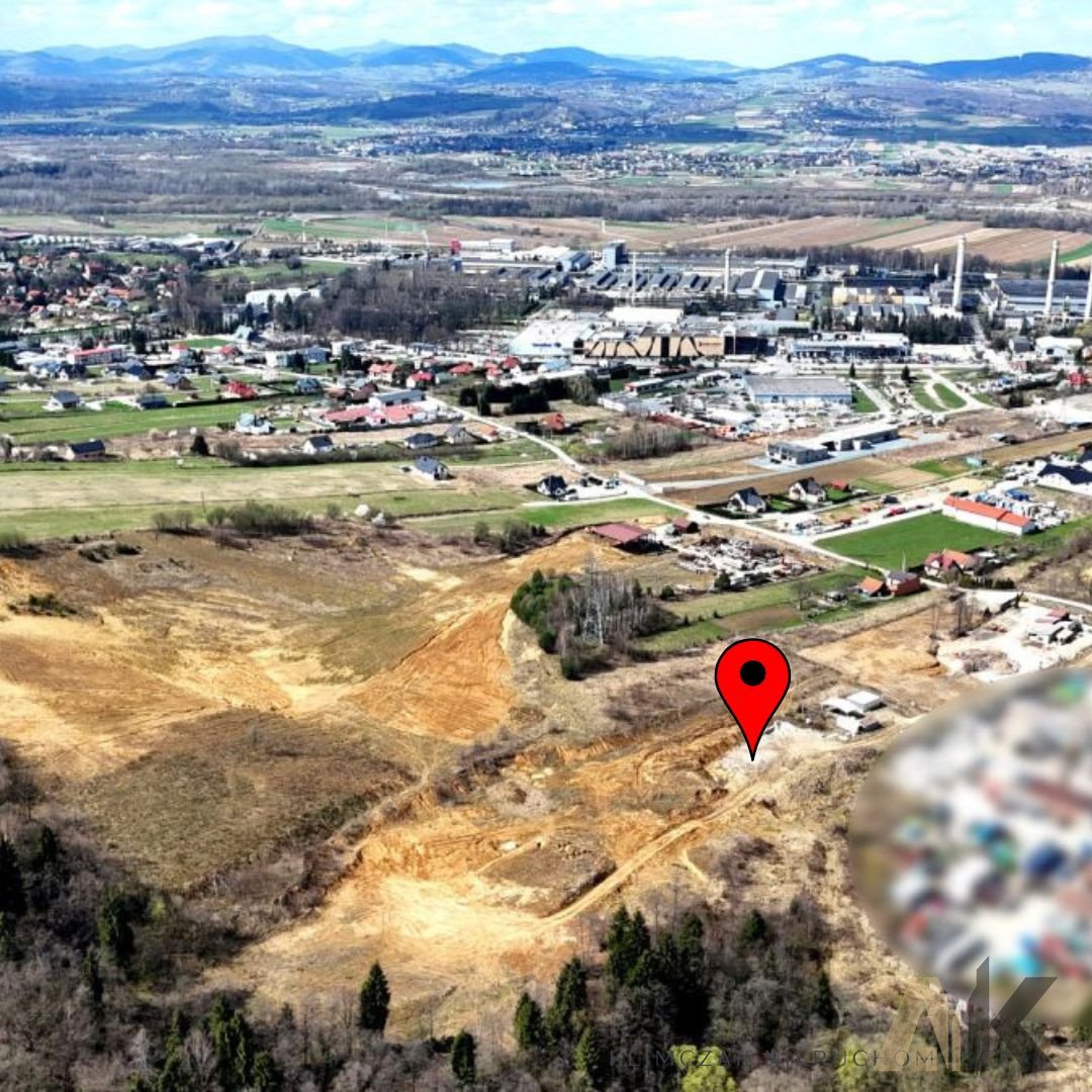 Działka przemysłowa 3000 m² z mediami i planem zagospodarowania Nowy Sącz, Zakładników  3 001m2 Foto 1