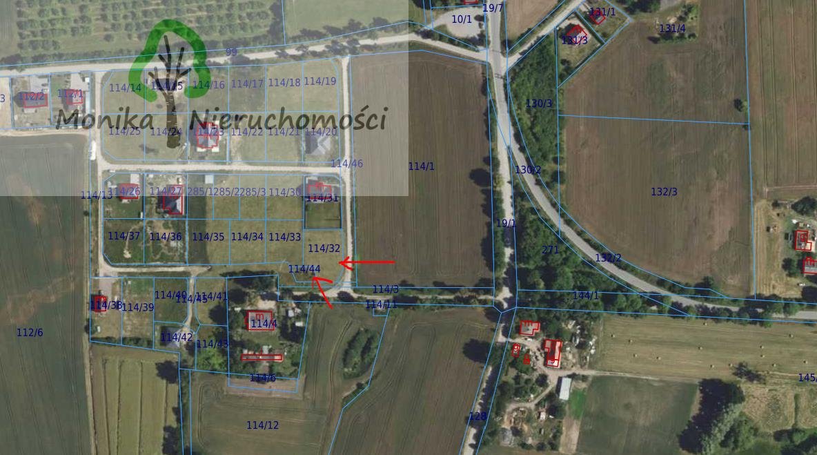 Działka 1289 m² pod zabudowę jednorodzinną - Boroszewo Boroszewo  1 289m2 Foto 1