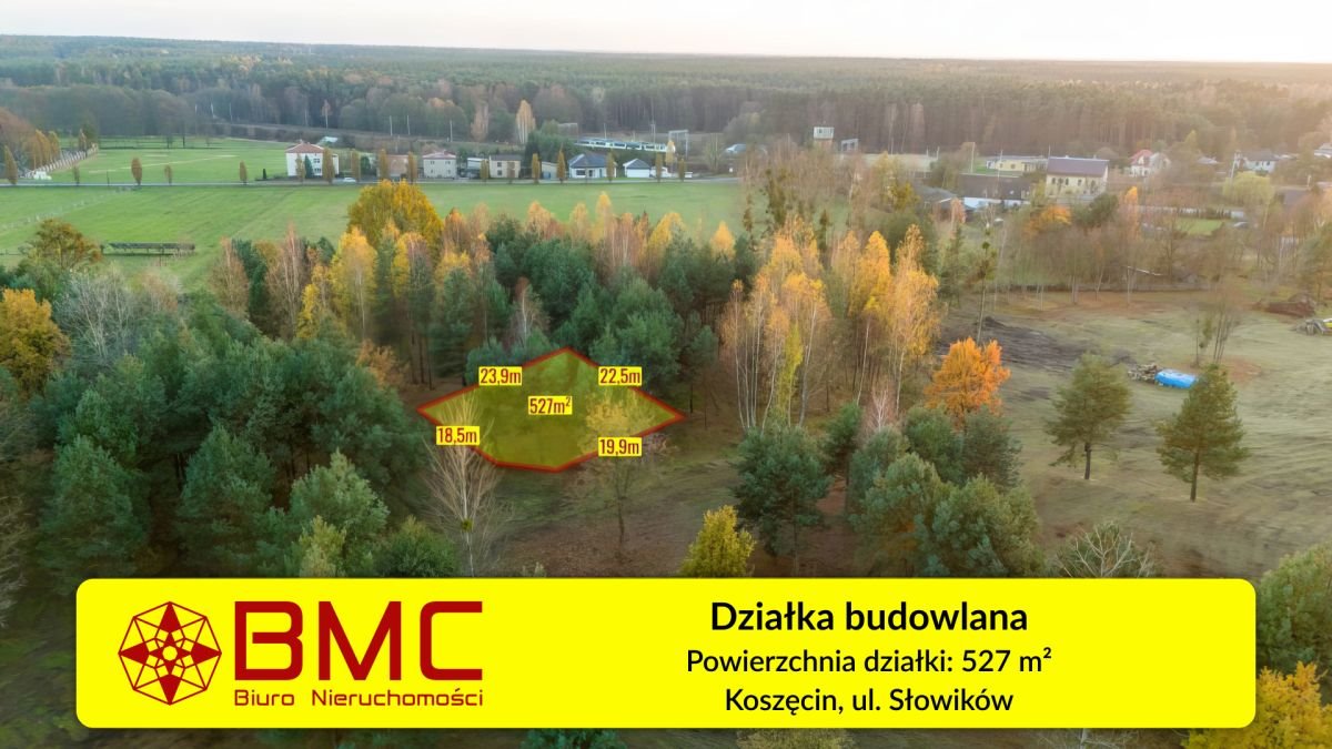 Działka budowlana na sprzedaż Koszęcin, Słowików  529m2 Foto 1