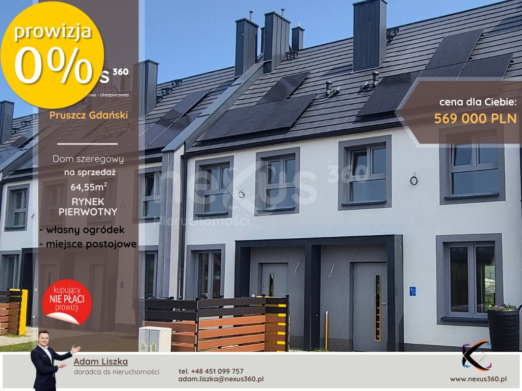 Dom na sprzedaż Pruszcz Gdański  65m2 Foto 1