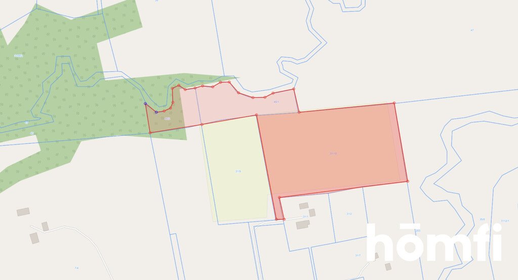 Duża działka rolna 2,61 ha z lasem i potencjałem inwestycyjnym Zaścianki  26 100m2 Foto 1