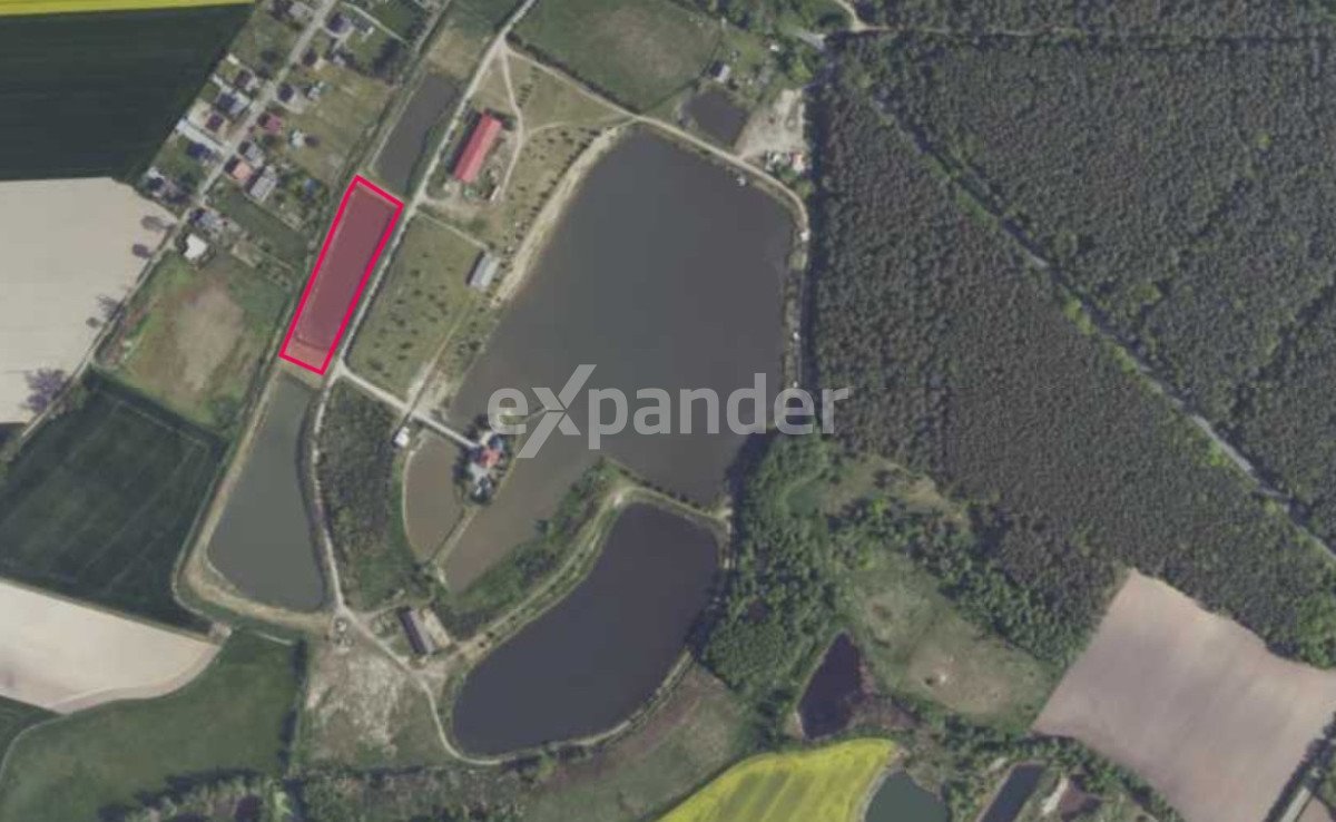 Działka z prywatnym stawem i warunkami zabudowy na dom rekreacyjny Stroszki  6 069m2 Foto 1