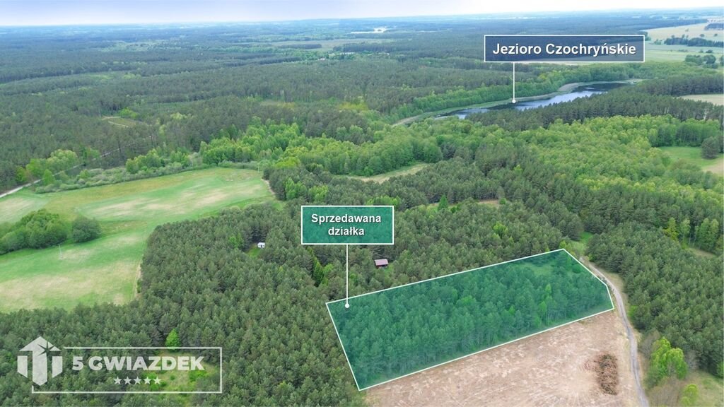 Działka rolna z leśniczówką 1,02 ha pod zabudowę Czochryń  10 198m2 Foto 1