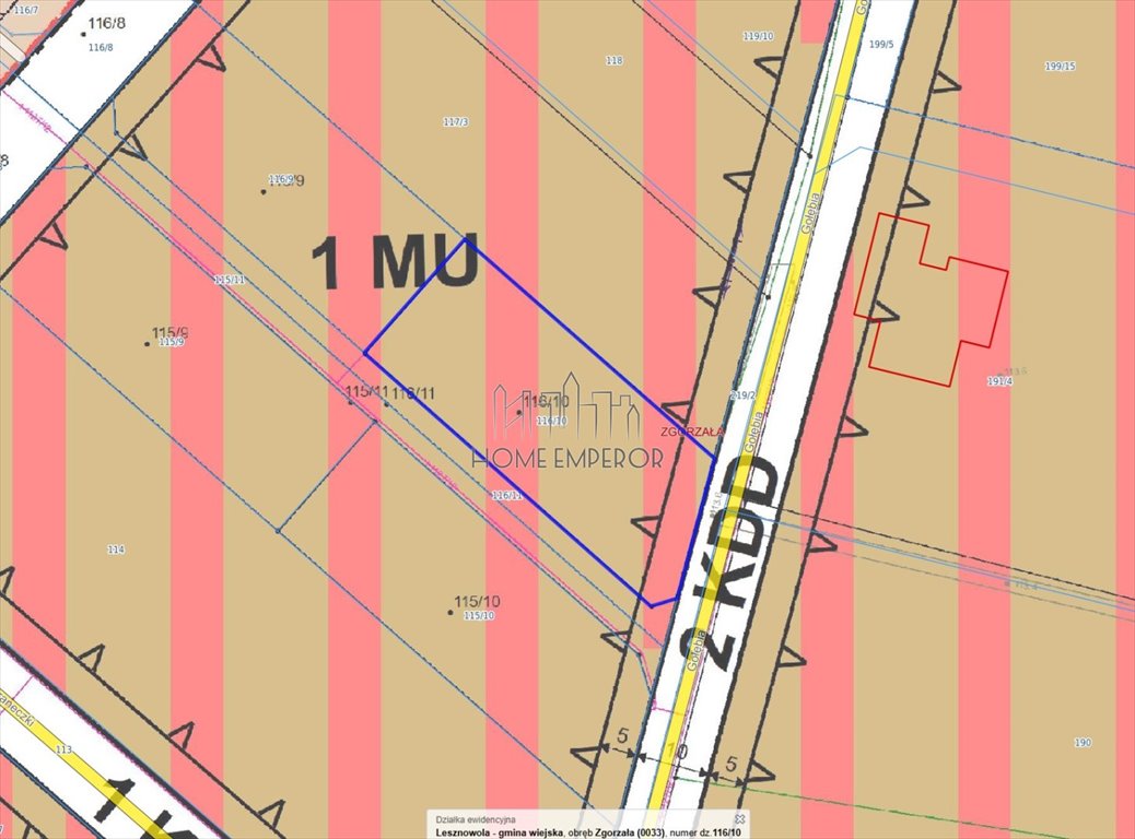 Działka budowlana na sprzedaż Zgorzała, Gołębia  999m2 Foto 1