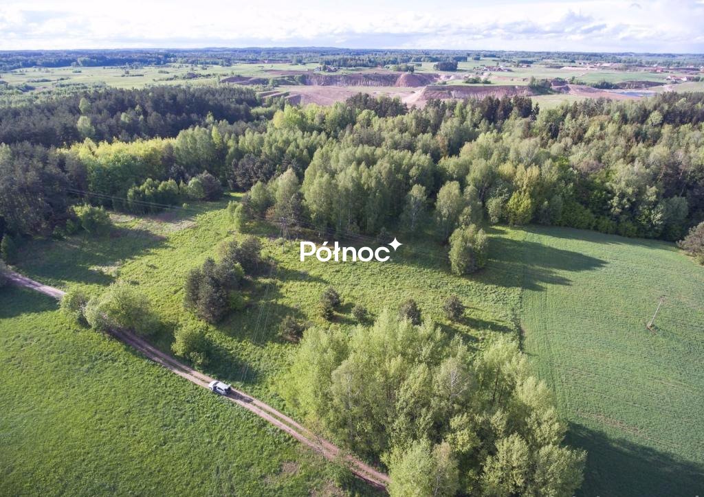 Działka 9118 m² z mediami, las, spokój, blisko Olsztyna Łapka  9 118m2 Foto 1