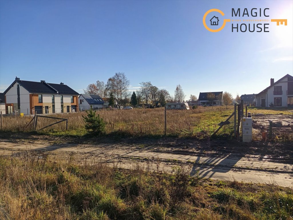 Działka budowlana 1169 m² pod dom w Tuchomiu, blisko jeziora Tuchom, Dębowa  1 169m2 Foto 1