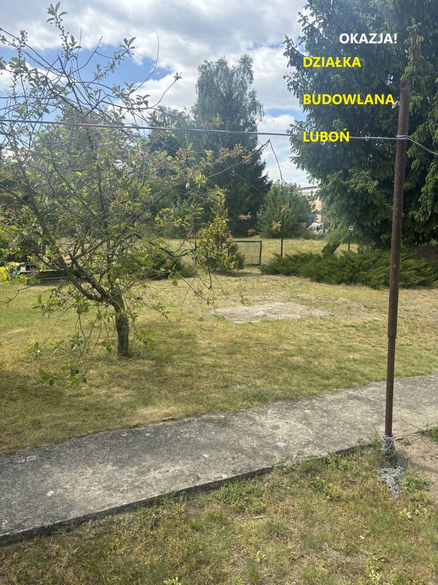 Działka budowlana na sprzedaż Luboń  1 030m2 Foto 1