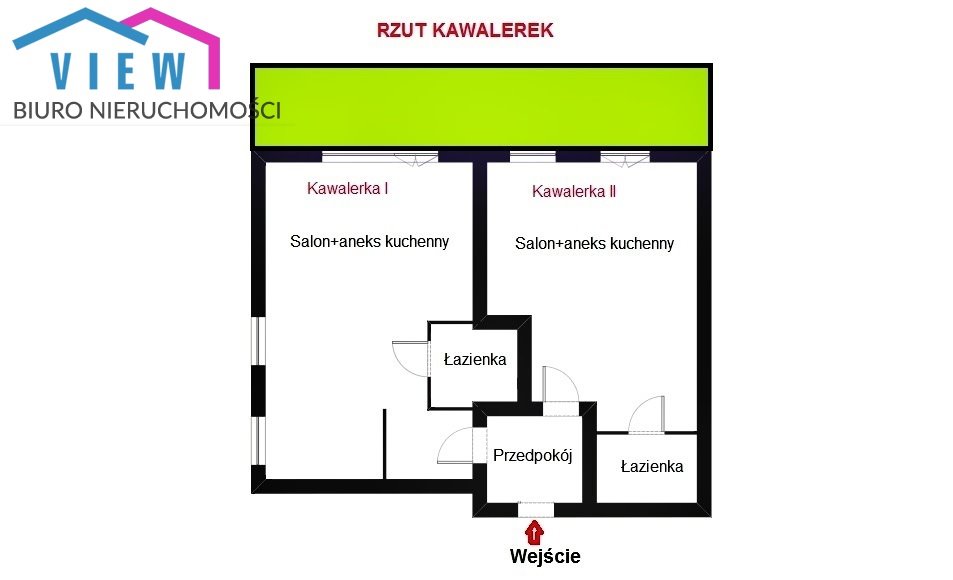 Mieszkanie dwupokojowe na sprzedaż Gdańsk, Morena, Franciszka Rakoczego  55m2 Foto 2