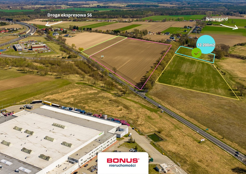 Zapraszam do zakupu działki usługowej 12 200 m² przy S6 Wojcieszyn  12 200m2 Foto 1