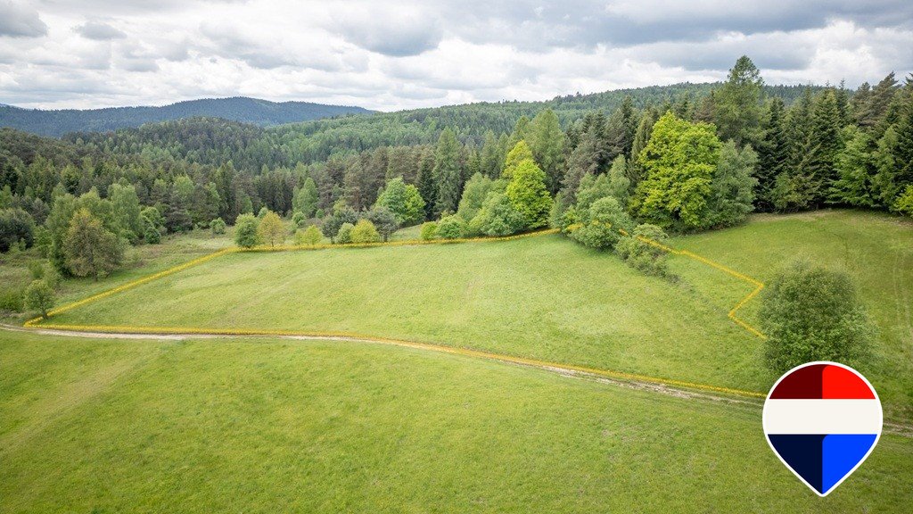 Działka na sprzedaż z widokiem na Babią Górę, 7 155 m² Krzeszów, 6698  7 155m2 Foto 1