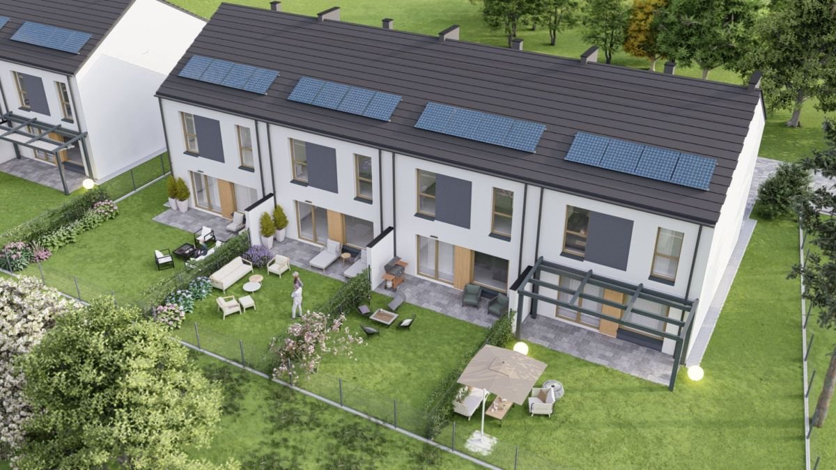 Nowoczesny dom szeregowy 116,76 m2 z garażem w Rzeszowie Rzeszów, Magiczna  117m2 Foto 1