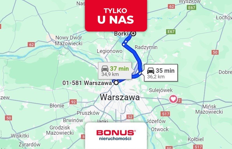 Działka pod centrum handlowe 5000m² z dostępem do mediów. Borki, Teresińska  10 000m2 Foto 1