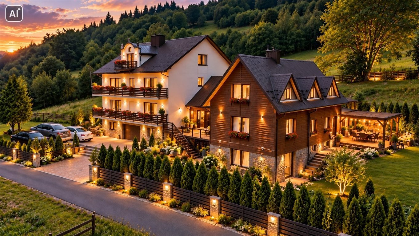 Dom inwestycyjny 550 m² (Maków Podhalański) z 3 segmentami Maków Podhalański  550m2 Foto 1