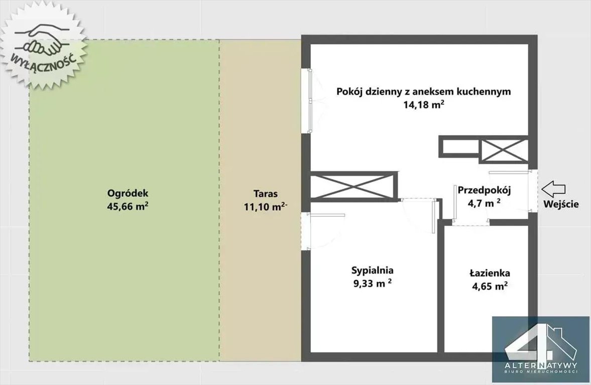 Mieszkanie dwupokojowe na sprzedaż Łódź, Pienista 54  33m2 Foto 7