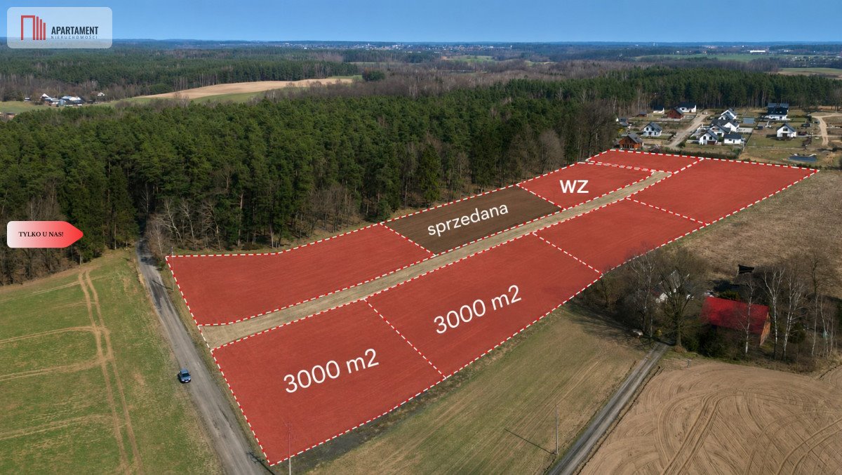 Działka 3000 m² z mediami i warunkami zabudowy - polecam! Sucumin  3 000m2 Foto 1