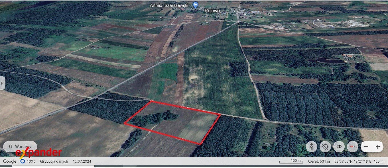 Działka rolna 1,61 ha w cichej okolicy, las i pola Stary Kobrzyniec  16 100m2 Foto 1