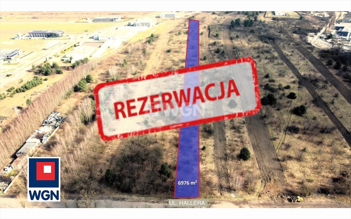 Działka inwestycyjna na sprzedaż Częstochowa, Zawodzie, Hallera  6 976m2 Foto 1