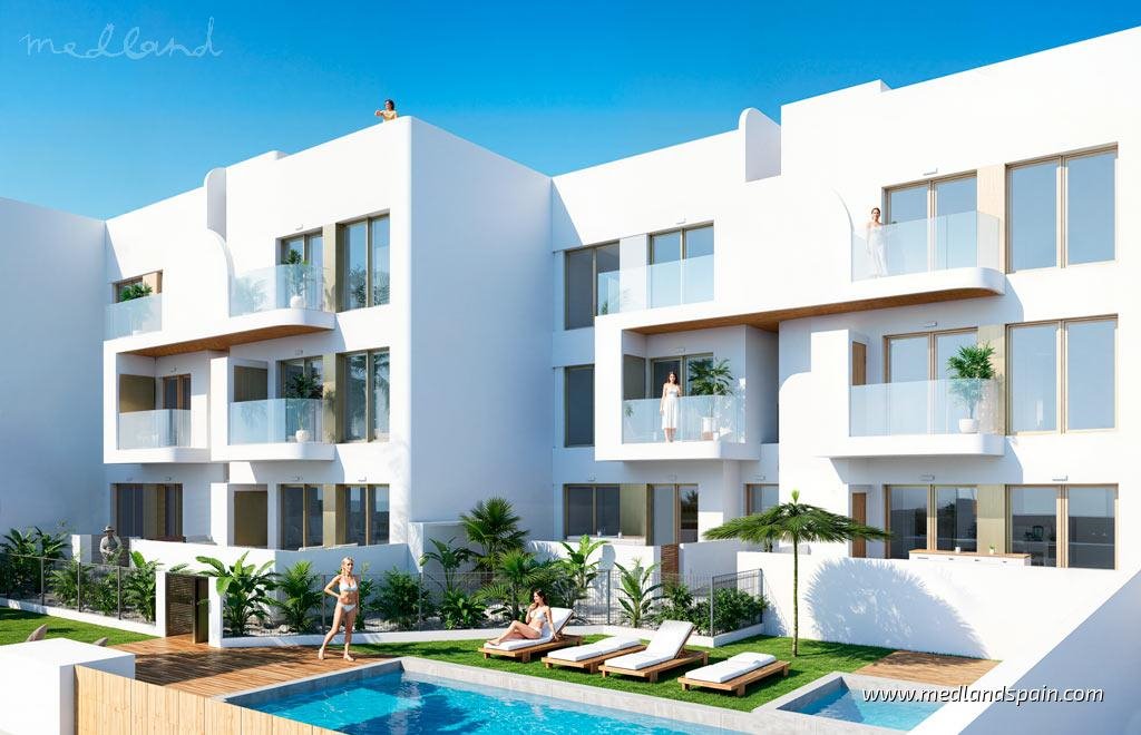 Luksusowe apartamenty z widokiem na golf i morze Hiszpania, Los Alcázares  100m2 Foto 1