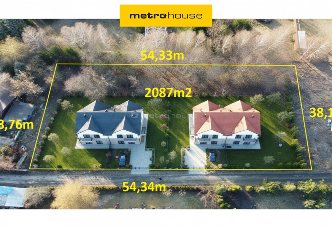 Działka 2087 m² pod zabudowę jednorodzinną w Stanisławowie Stanisławów Drugi  2 087m2 Foto 1