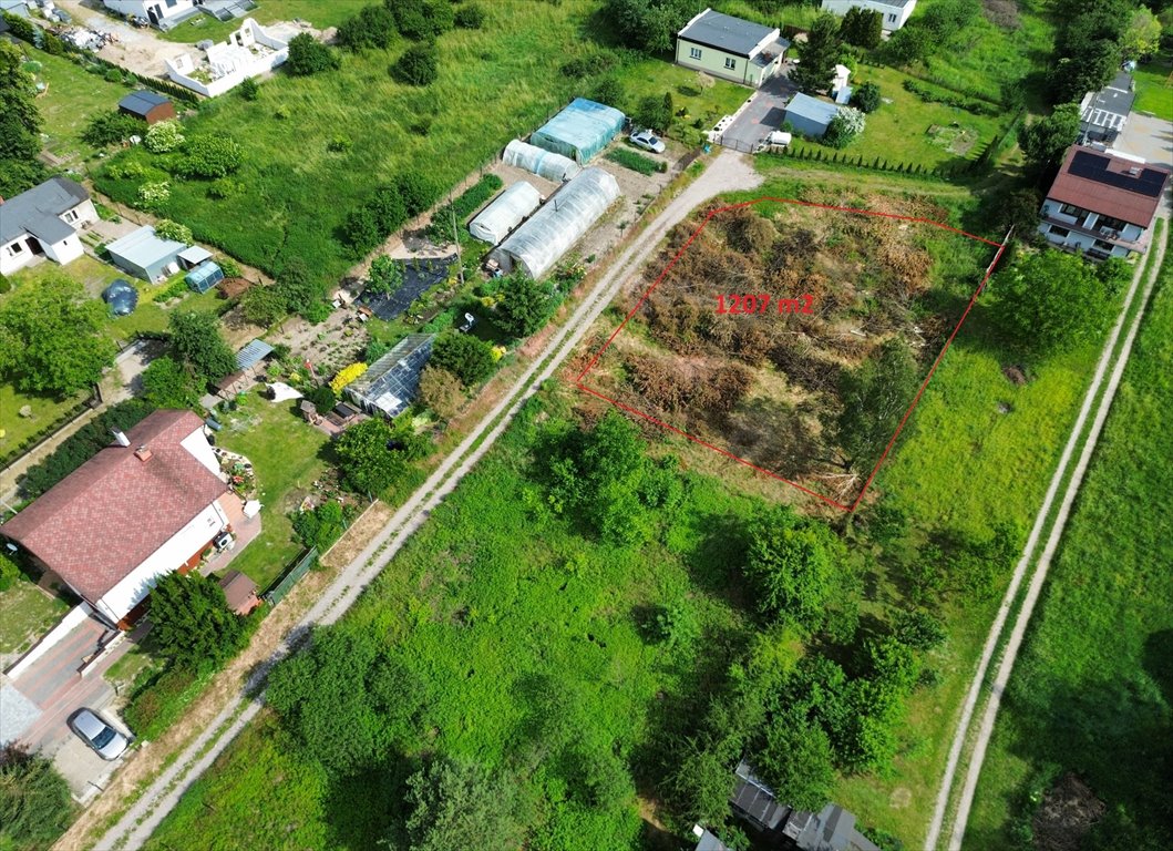Działka 1207 m² pod dom w Łazieńcu (media, asfalt) Aleksandrów Kujawski, Łazieniec  1 207m2 Foto 1