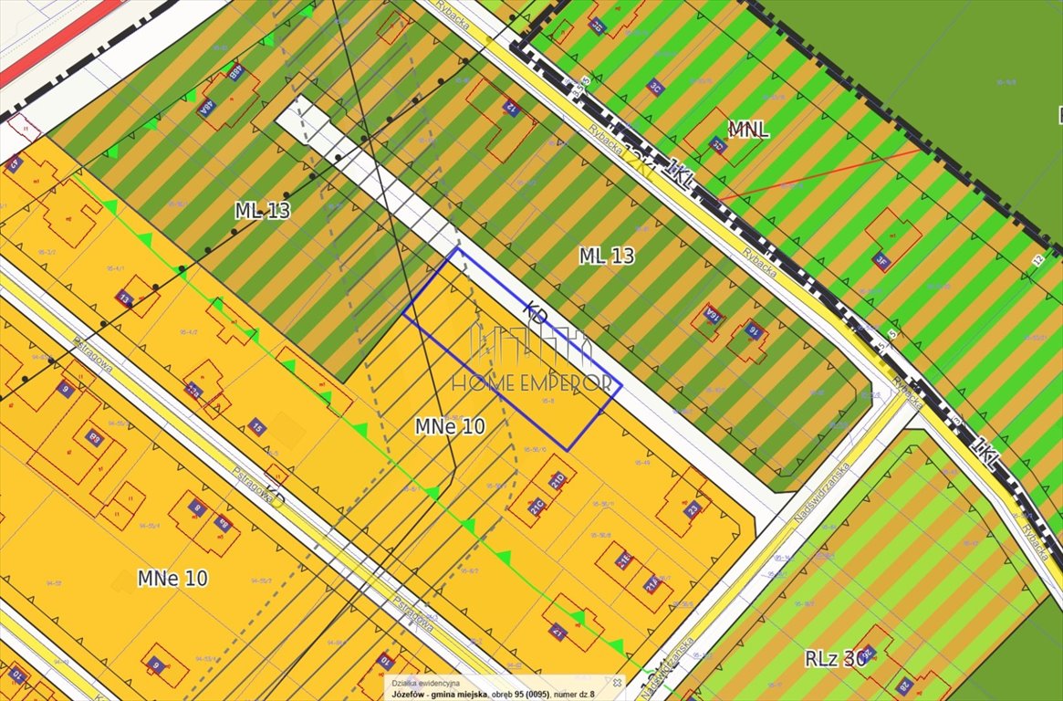 Do sprzedania działka 1796 m² w Józefowie z możliwością zabudowy Józefów, Rybacka  1 796m2 Foto 1