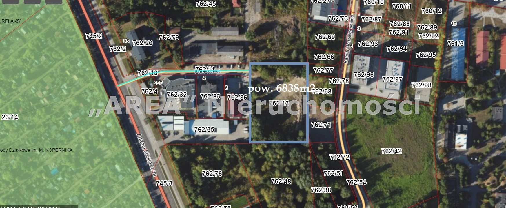 Działka inwestycyjna 6 838 m² z MPZP, media, wjazd od Mickiewicza Białystok, Dojlidy  6 838m2 Foto 1