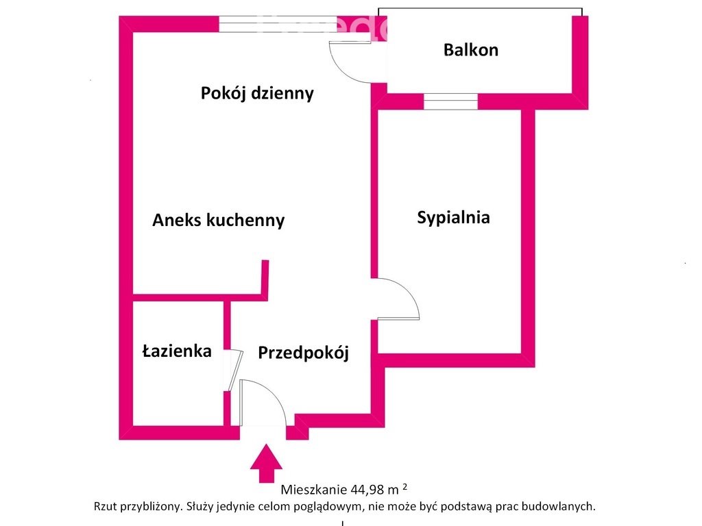 Mieszkanie dwupokojowe na wynajem Warszawa, Ursus, Skoroszewska  45m2 Foto 11