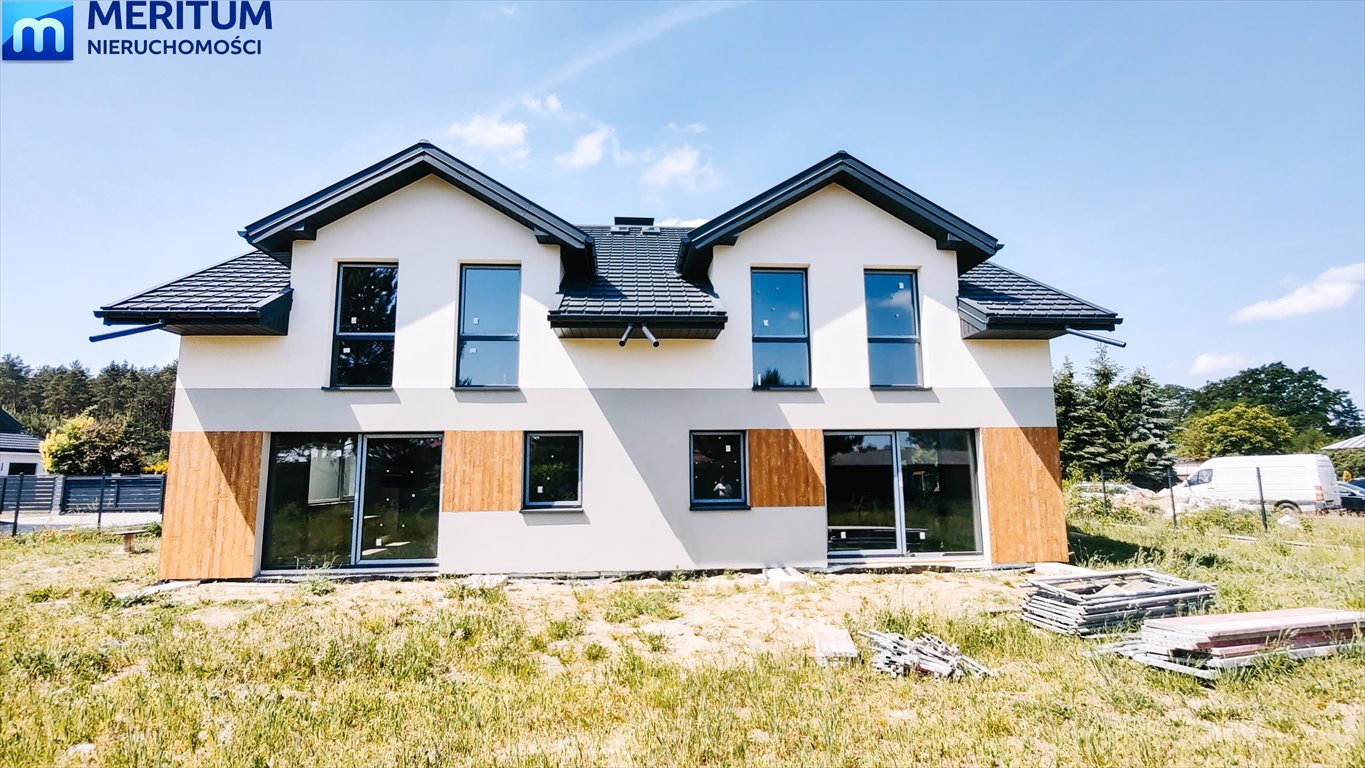 Nowoczesny bliźniak 150 m2 z garażem i ogrzewaniem podłogowym Żółwin  149m2 Foto 1