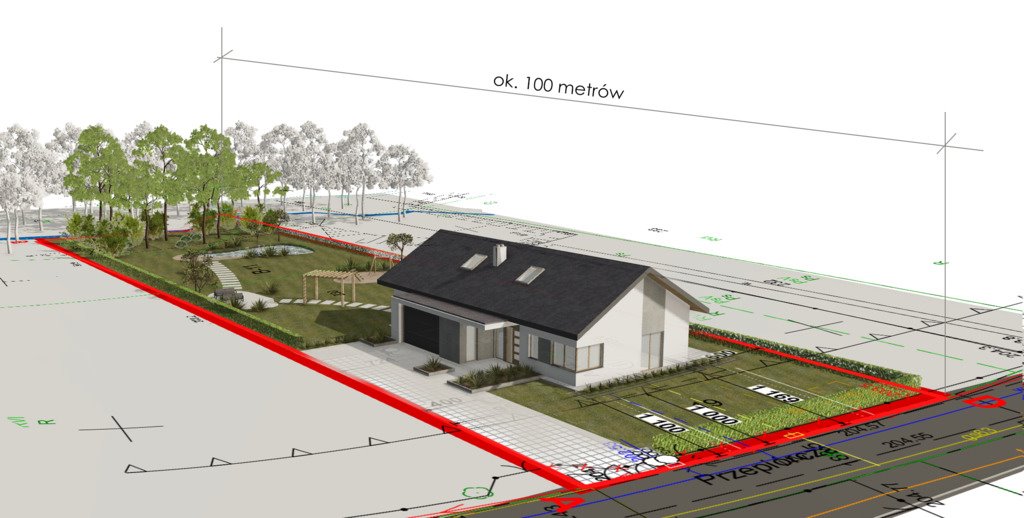 Unikalna działka 2385 m² z dostępem do rzeki Bzury Łódź, Bałuty, Przepiórcza  2 385m2 Foto 1