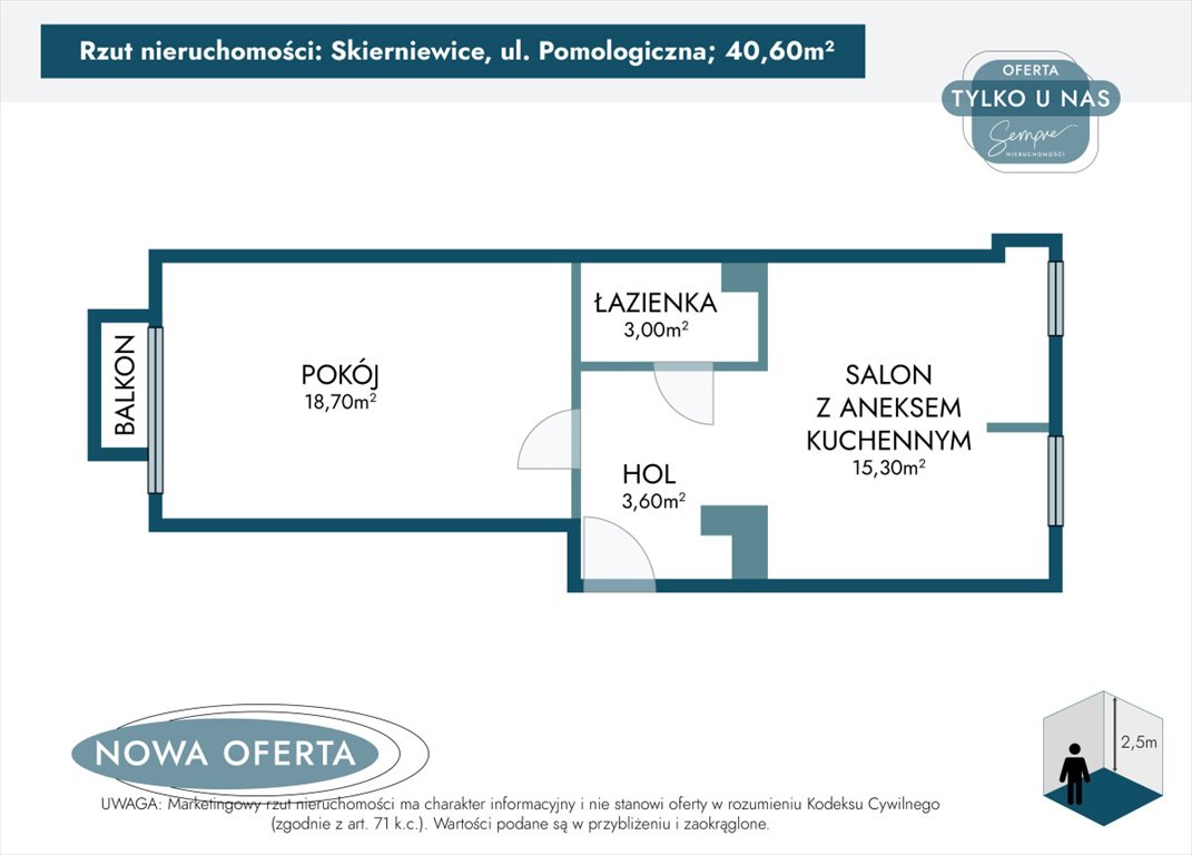 Mieszkanie dwupokojowe na sprzedaż Skierniewice, Pomologiczna  41m2 Foto 6