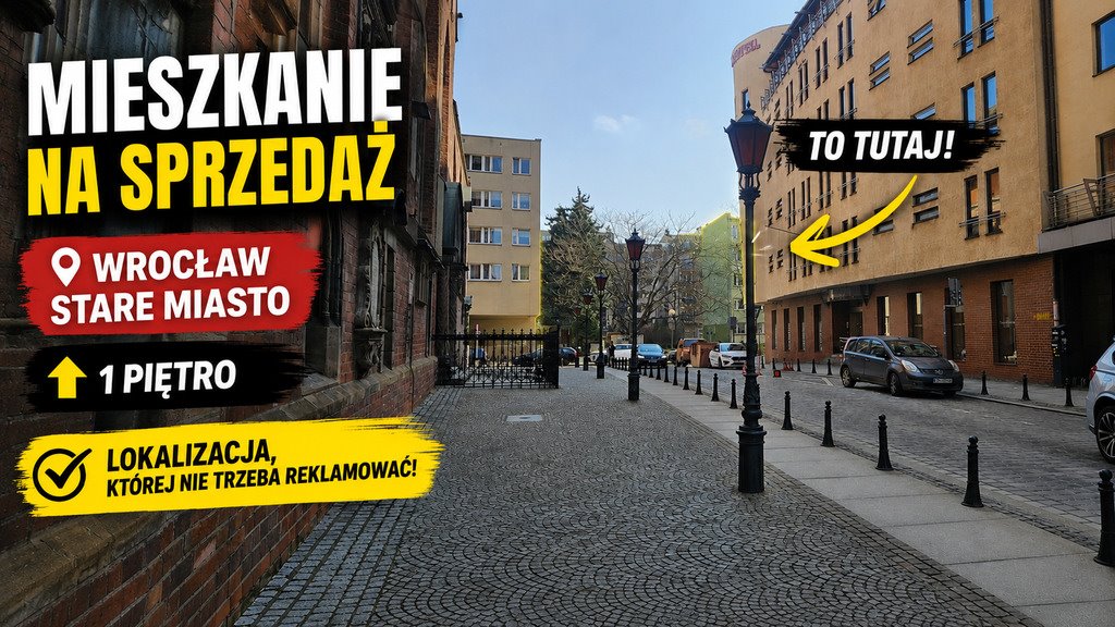 Nowoczesne 46 m² z balkonem, blisko Rynku, gotowe do wprowadzenia Wrocław, Łaciarska  46m2 Foto 1