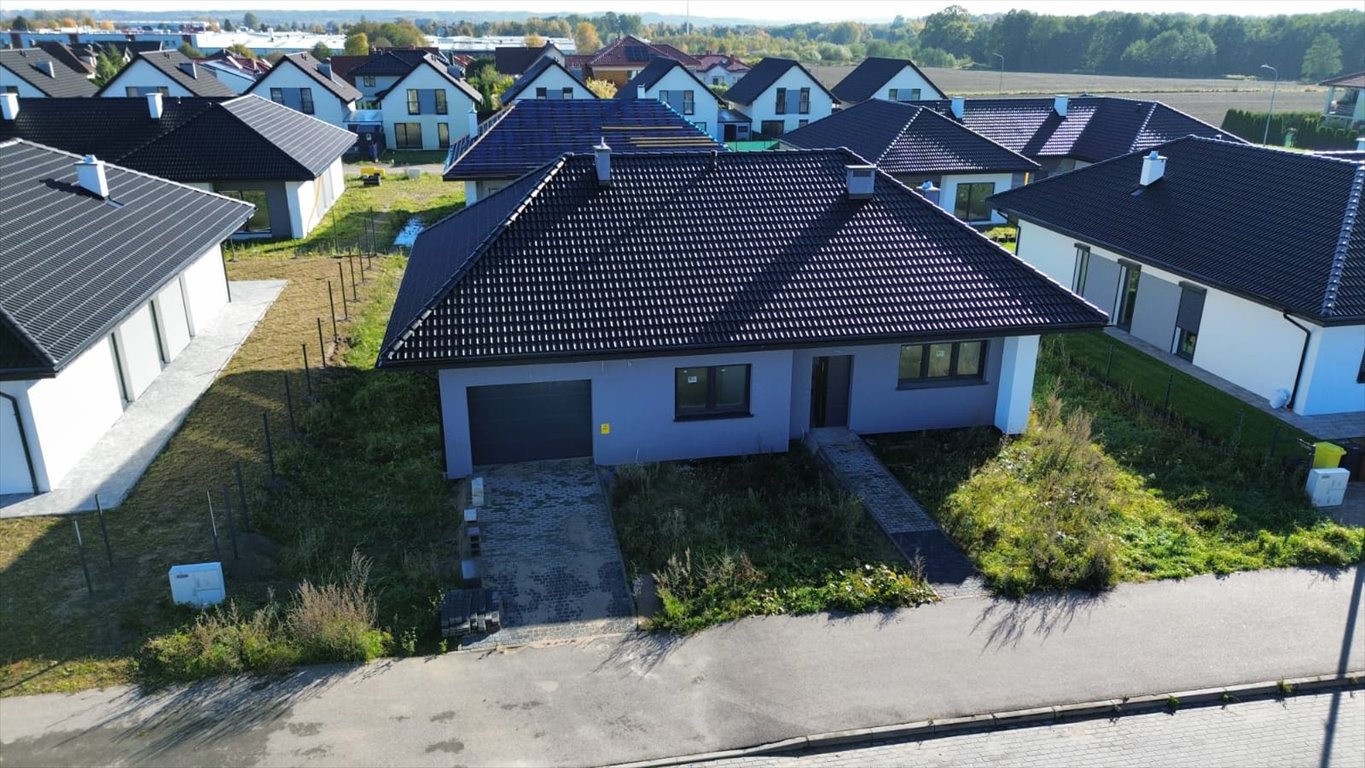 Nowoczesny dom 126,8 m² z garażem, ogród i taras Kobylnica, Paderewskiego  127m2 Foto 1